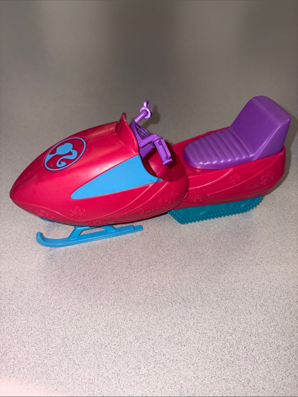 Mattel Barbie Rescue Rescuer Snowmobile Arctic Snow Sled Toy Snowmobile